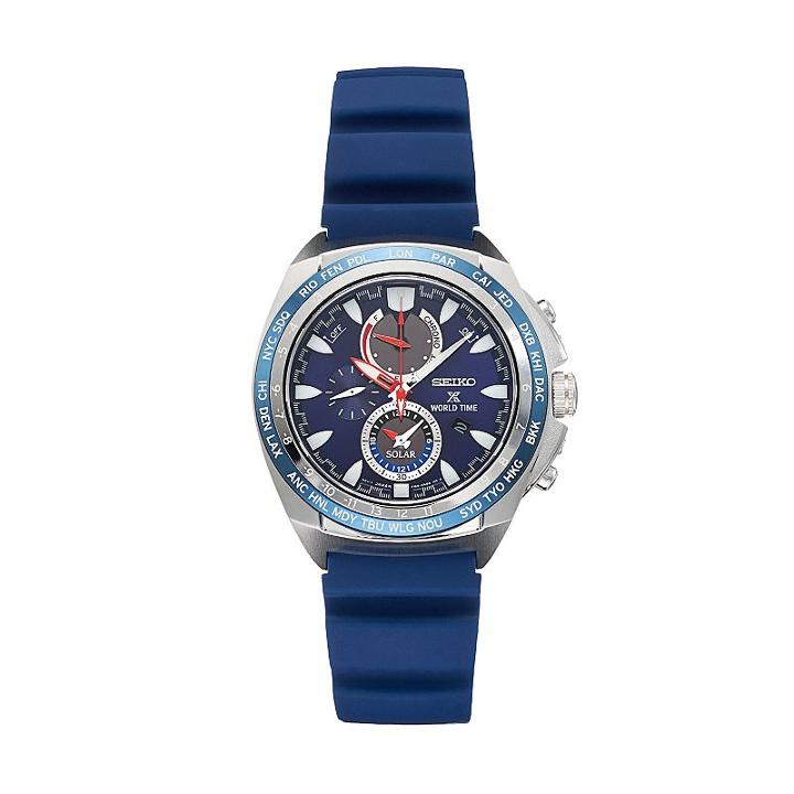 Seiko Men's Prospex Solar Chronograph Watch - Ssc489, Blue