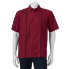Men's Havanera Classic-fit Button-down Shirt, Size: Large, Dark Red