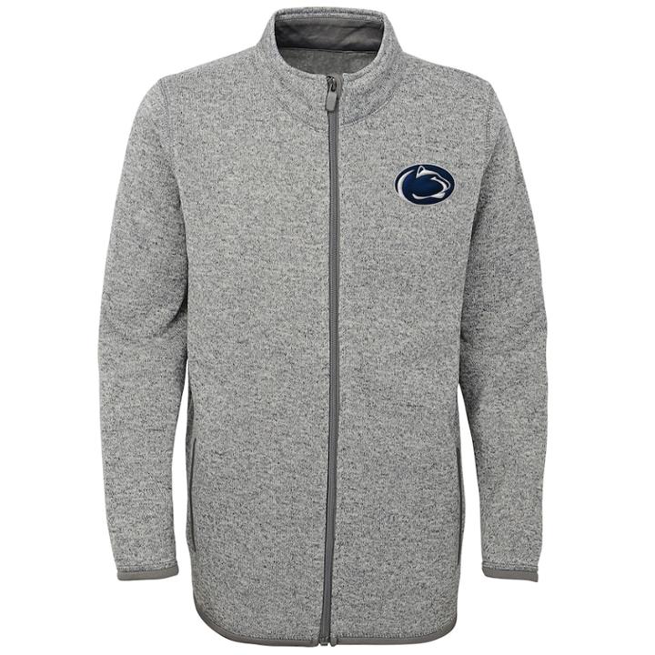 Boys 8-20 Penn State Nittany Lions Lima Fleece Jacket, Size: Xl 18-20, Grey