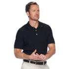 Men's Croft & Barrow&reg; Pique Performance Polo, Size: Medium, Black