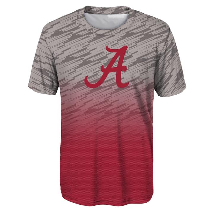 Boys 8-20 Alabama Crimson Tide Propulsion Tee, Size: Xl 18-20, Grey