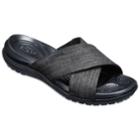 Crocs Capri Shimmer Women's Slide Sandals, Size: 8, Grey