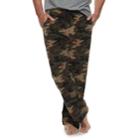 Big & Tall Croft & Barrow&reg; Patterned Microfleece Lounge Pants, Men's, Size: Xxl Tall, Green
