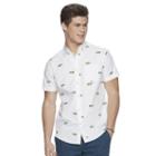 Men's Urban Pipeline&reg; Maxflex Print Button-down Shirt, Size: Xxl, Black