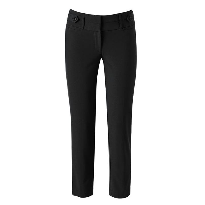 Candie's&reg; Marilyn Juniors' Ankle Suiting Pants, Girl's, Size: 0, Black
