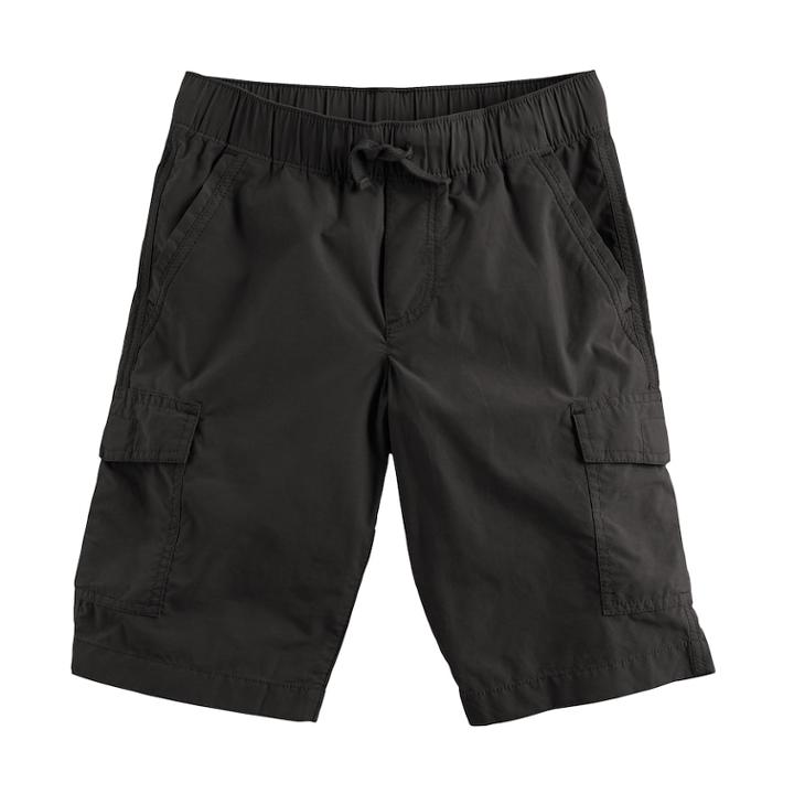 Boys 8-20 Urban Pipeline Pull-on Cargo Shorts, Size: M(10-12), Dark Grey