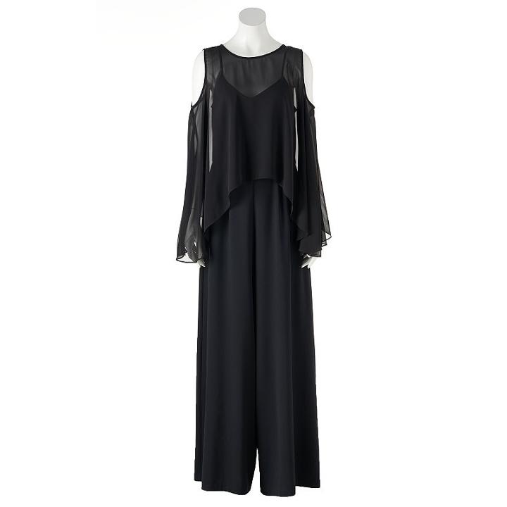 Women's Jennifer Lopez Popover Jumpsuit, Size: 2, Black