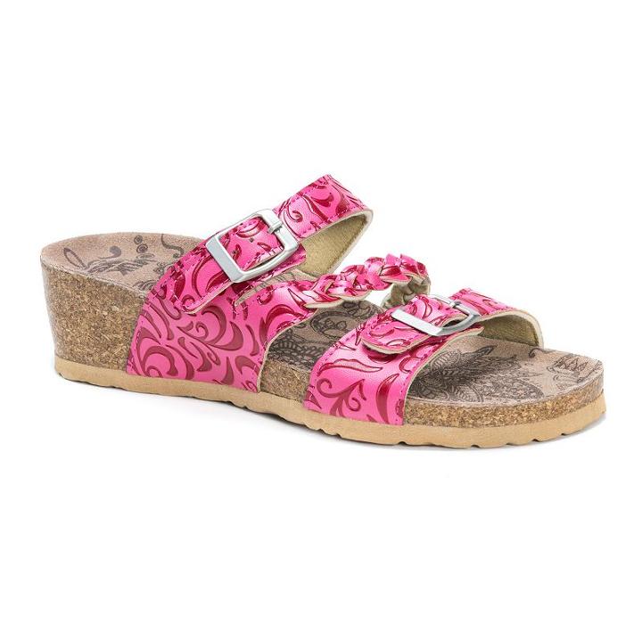 Muk Luks Bette Women's Wedge Sandals, Girl's, Size: 10, Pink