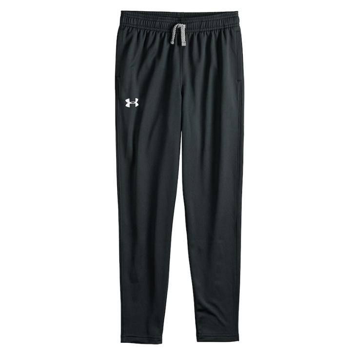 Boys 8-20 Under Armour Brawler Tapered Pants, Size: Large, Black