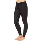 Women's Cuddl Duds Softwear Leggings, Size: Xlrg Av/rg, Black