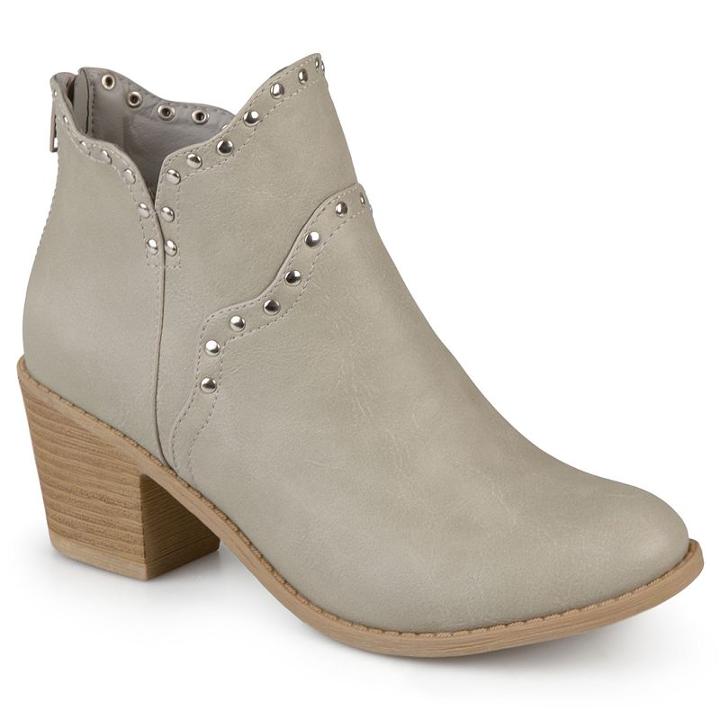 Journee Collection Krisla Women's Ankle Boots, Girl's, Size: 8, Grey