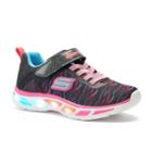 Skechers S Lights Litebeams Colorburst Girls' Light-up Sneakers, Size: 2, Dark Beige