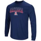 Men's Campus Heritage Arizona Wildcats Gradient Long-sleeve Tee, Size: Xxl, Dark Blue