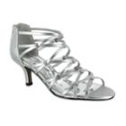 Easy Street Nightingale Women's High Heel Sandals, Size: 9.5 Wide, Silver