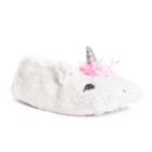 Muk Luks Unicorn Girls' Slippers, Size: 1-2, White