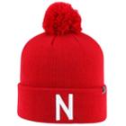 Adult Top Of The World Nebraska Cornhuskers Tow Pom Hat, Adult Unisex, Med Red