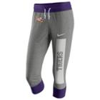 Women's Nike Lsu Tigers Vintage Gym Capris, Size: Xxl, Dark Grey