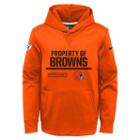Boys 8-20 Nike Cleveland Browns Circuit Therma-fit Hoodie, Boy's, Size: L(14/16), Med Orange