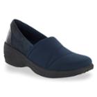 Solite By Easy Street Solo Women's Shoes, Size: 9.5 Wide, Dark Blue
