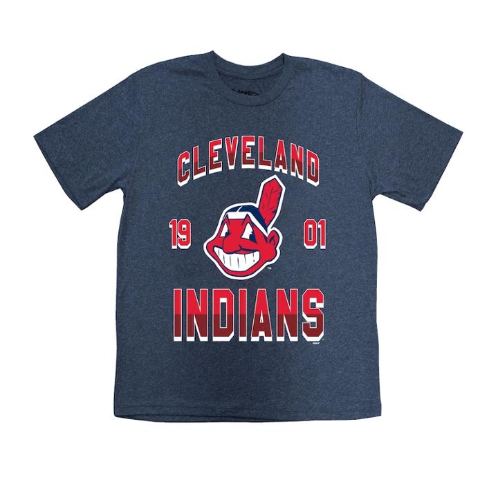 Boys 8-20 Cleveland Indians Stitches Basic Tee, Size: S 8, Blue (navy)