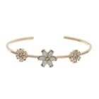 Lc Lauren Conrad Blue Flower Cuff Bracelet, Women's