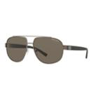 Armani Exchange Ax2019s 60mm Aviator Sunglasses, Women's, Dark Brown
