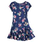 Disney's Minnie Mouse Girls 4-7 Ruffled Dress By Disney/jumping Beans&reg;, Size: 7, Dark Blue