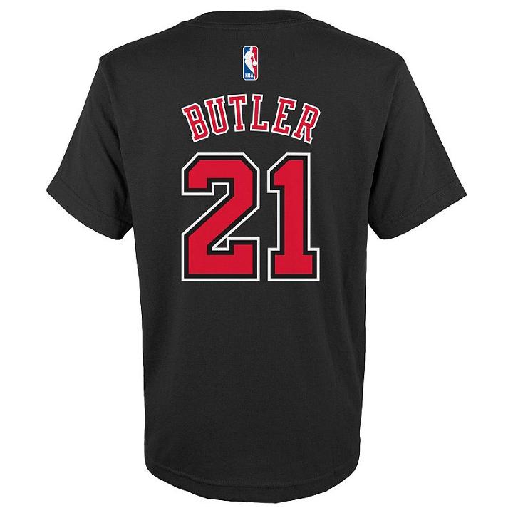 Boys 8-20 Adidas Chicago Bulls Jimmy Butler Tee, Boy's, Size: S(8), Ovrfl Oth