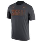Men's Nike Texas Longhorns Legend Staff Sideline Dri-fit Tee, Size: Xl, Grey (anthracite)