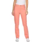 Women's Gloria Vanderbilt Amanda Classic Tapered Jeans, Size: 10 Short, Lt Orange