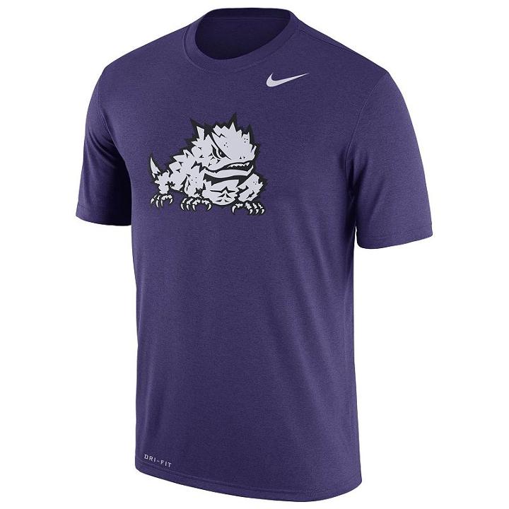 Men's Nike Tcu Horned Frogs Legend Dri-fit Tee, Size: Large, Purple