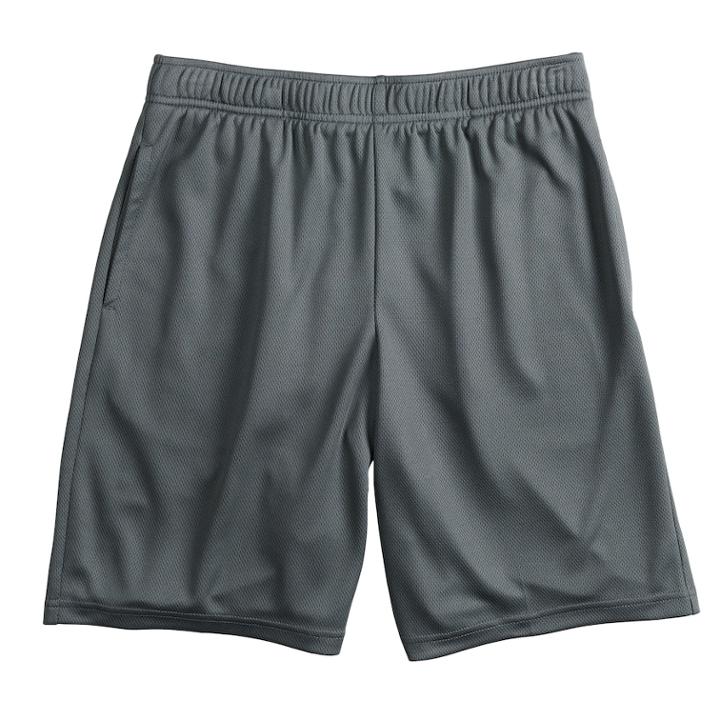 Boys 8-20 Tek Gear&reg; Mesh Shorts, Size: Large, Silver