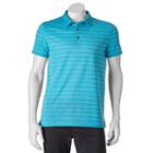 Apt. 9, Men's &reg; Slim-fit Stretch Polo, Size: Large Slim, Turquoise/blue (turq/aqua)