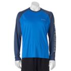 Men's Columbia Omni-wick Fork Stream Tee, Size: Medium, Turquoise/blue (turq/aqua)