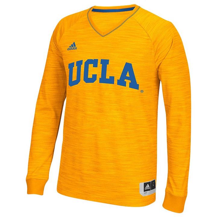 Men's Adidas Ucla Bruins On Court Shooter Tee, Size: Xxl, Yellow