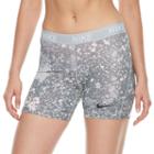 Women's Nike Cool Victory Base Layer Graphic Training Shorts, Size: Xs, Grey (charcoal)