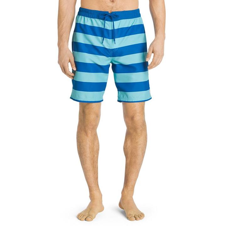 Big & Tall Izod Striped Performance Board Shorts, Men's, Size: Xl, Blue Other