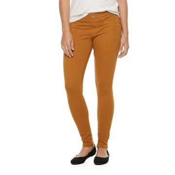 Utopia By Hue Denim Leggings, Women's, Size: Medium, Brown