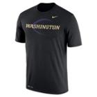 Men's Nike Washington Huskies Legend Icon Dri-fit Tee, Size: Small, Black