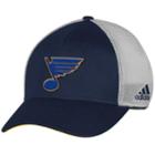 Adult Adidas St. Louis Blues Mesh-back Structured Flex-fit Cap, Men's, Size: L/xl, Multicolor