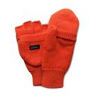 Quietwear Knit Convertible Flip-top Mittens - Men, Size: Large, Brt Orange