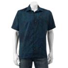 Men's Van Heusen Classic-fit Oasis Crosshatch Button-down Shirt, Size: Large, Blue Other