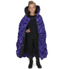 Kids Purple & Black Reversible Costume Cape, Girl's, Multicolor