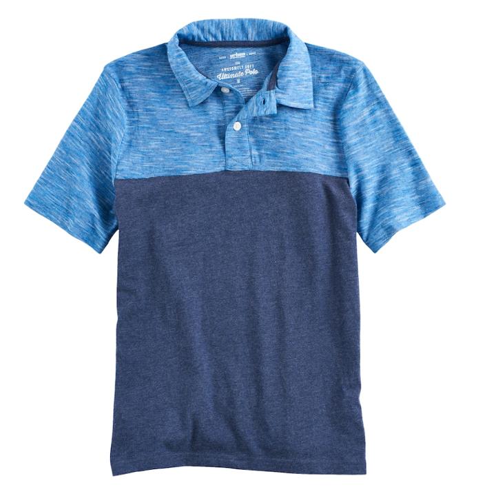 Boys 8-20 Urban Pipeline&reg; Ultimate Pieced Polo, Size: Medium, Blue