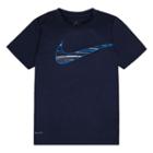 Boys 4-7 Nike Logo Dri-fit Graphic Tee, Size: 7, Med Blue