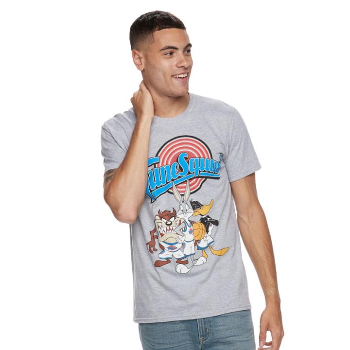 Men's Space Jam Tune Squad Tee, Size: Large, Dark Grey