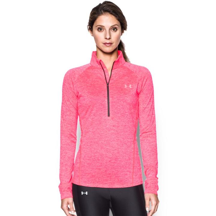 Women's Under Armour Tech 1/2 Zip Top, Size: Xs, Light Pink