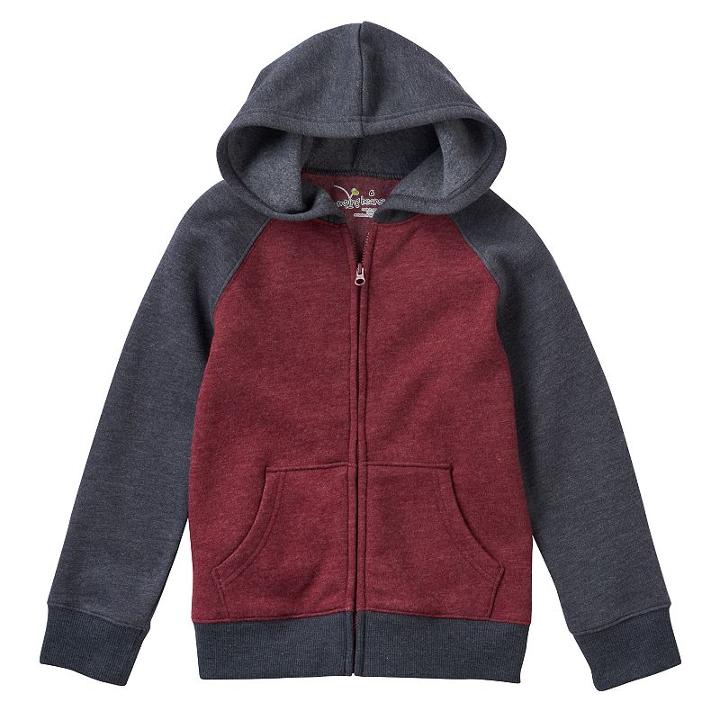 Boys 4-7x Jumping Beans&reg; Fleece-lined Raglan Hoodie, Boy's, Size: 4, Red