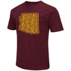 Men's Campus Heritage Arizona State Sun Devils State Tee, Size: Medium, Dark Red