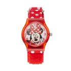 Disney's Minnie Mouse Girls' Watch, Red